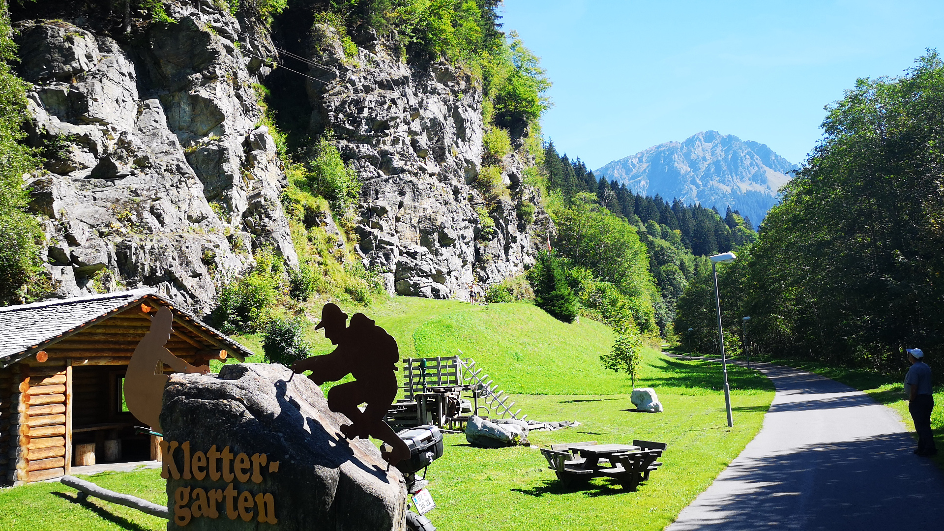 Klettergarten an der Ill beim Rifawerk